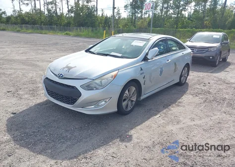 2014 Hyundai Sonata Hybrid Limited z USA, uszkodzony, nr VIN KMHEC4A41EA110011